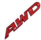 AutoBizarre 3D Raised AWD Metal Monogram Emblem Badge Sticker for All Cars & Bikes