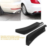 AutoBizarre Car Rear Bumper Lip Diffuser Splitter Car Corner Canard Protector Side Skirt Extension Universal for All Cars – Set of 2 Pcs