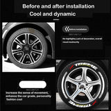 AutoBizarre DIY Xtreme 3D Letters Rubber Tyre Stickers Kit for Decoration Styling Universal for All Cars, Vans, Trucks, Motorcycles