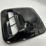 AutoBizarre Glossy Black Turbo Bonnet Hood Scoop Cover Car Vent Decorative Air Flow Intake Universal for All Cars