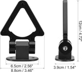 AutoBizarre Car Dummy Tow Hook Bumper Tow Hook 180 Degree Adjustable Self-Adhesive V-Shaped Triangle Shaped Vehicle Towing Hook for Car Decoration Universal for All Cars, SUV