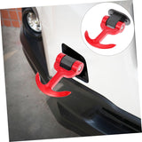AutoBizarre Car Dummy Tow Hook Bumper Tow Hook 180 Degree Adjustable Self-Adhesive T-Shaped Anchor Shaped Vehicle Towing Hook for Car Decoration Universal for All Cars, SUV