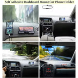 AutoBizarre Multipurpose Self Adhesive Adjustable Car Backseat, Dashboard, Console Mount Mobile Phone Stand Holder