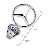 AutoBizarre Mercedes Benz Hood Ornament Bonnet Emblem Zinc Alloy Star Logo Badge