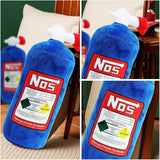AutoBizarre Car Backrest Pillow NOS Nitrous Oxide Bottle Shaped Plush Toy Gift Pillow Car Cushion for Comfortable Driving, Office, Home & Car Decor