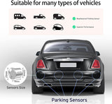 AutoBizarre Reverse Parking Sensor Kit with 4 Parking Sensors, LED Distance Display with Sound Warning For All Cars Vans & Trucks