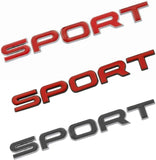 AutoBizarre 3D Raised Metal Sport Monogram Emblem Badge Sticker for All Cars & Bikes