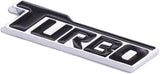 AutoBizarre 3D Raised Turbo Metal Monogram Emblem Badge Sticker for All Cars & Bikes