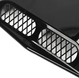 AutoBizarre Bonnet Hood Scoop Vent Black Decorative Dummy Air Intake Grill Duct Universal for All Cars