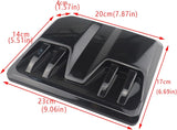 AutoBizarre Car Styling Decorative Air Flow Intake Bonnet Hood Scoop Fender Vents Side Vents Set of 2 Pcs - Universal for All Cars