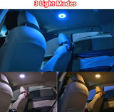 AutoBizarre 3 Color Portable USB Rechargeable Multi-Purpose Car Interior Roof Light For All Cars Home Office Kitchen Bedroom Camps etc