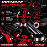 AutoBizarre 5 Speed Shelby Snake Cobra Car Gear Knob Gear Shifter Handle Ball Knob for All Manual Transmission Cars