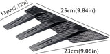 AutoBizarre Car Styling Decorative ABS Car Windshield/Side Fender Vents Air Flow Duct Wings Universal for All Cars