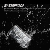 AutoBizarre 12V Car Dash Emergency Warning Strobe Red Blue White Flasher Windshield Sucker 18 LED light With Multiple Flashing Modes For All Cars, Emergency Vehicles, etc.