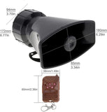 AutoBizarre 7 Tone Siren Horn Hooter with Wireless Remote Controller For All Cars, Trucks, Mini Trucks, Vans - Loud Siren With 7 Different Great Sounds