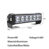 AutoBizarre LED Front Warning Light 12 V Federal Signal Flash Light Red Blue White Grille Flashing Strobe Light Bar With Remote Control Universal For All Cars