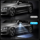 AutoBizarre Car ORVM Side Rear View Mirror Angel Wing Projector Light/Shadow LED Light/Ghost Light/Welcome Lights Universal for All Cars