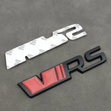 AutoBizarre 3D Raised VRS Metal Monogram Emblem Badge Sticker for All Cars & Bikes
