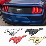 AutoBizarre 3D Raised Mstang Horse Metal Monogram Emblem Badge Sticker for All Cars & Bikes