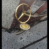 AutoBizarre Mercedes Benz Hood Ornament Bonnet Emblem Zinc Alloy Star Logo Badge