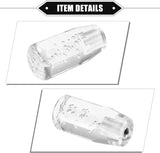 AutoBizarre 10cm Car Gear Stick Crystal Transparent Bubble Gear Knob Gear Shifter Handle Knob with 3 Adaptors for All Manual Transmission Cars
