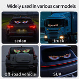 AutoBizarre Devil Eyes LED Lights for Car Windshield Led Panel with USB for Car Rear Window Universal for All Cars, Vans, Trucks, etc