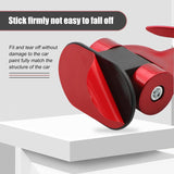 AutoBizarre Car Dummy Tow Hook Bumper Tow Hook 180 Degree Adjustable Self-Adhesive T-Shaped Anchor Shaped Vehicle Towing Hook for Car Decoration Universal for All Cars, SUV