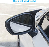 AutoBizarre Batman style ABS Set of 2Pcs Car ORVM Rear View Side Mirror Cover Shell With Light Cut/Slot for Car Styling & Decoration Compatible with Volkswagen Virtus 2023-2025