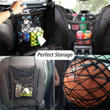 AutoBizarre 3-Layer Stretchable Pet Barrier Safety Net Mesh Organizer For All Cars Vans & Trucks