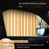 AutoBizarre 4 Pcs Magnetic Car Sunshade Side Window Foldable Privacy Curtains for Sun Protection & Heat Reduction Car Interior Accessory Universal for All Cars