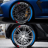 AutoBizarre DIY Sports 3D Letters Rubber Tyre Stickers Kit for Decoration Styling Universal for All Cars, Vans, Trucks, Motorcycles