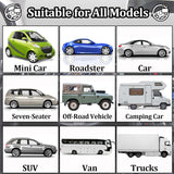 Autobizarre Anti-Theft Heavy Duty 5-Digit Combination Car Steering Wheel Lock Extendable Retractable Keyless Password Code Steering Lock Universal for All Cars, Vans, SUVs, etc.