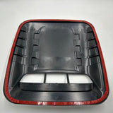 AutoBizarre Glossy Black Turbo Bonnet Hood Scoop Cover Car Vent Decorative Air Flow Intake Universal for All Cars