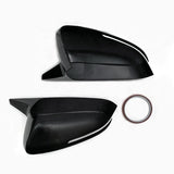 AutoBizarre Batman style ABS Set of 2Pcs Car ORVM Rear View Side Mirror Cover Shell With Light Cut/Slot for Car Styling & Decoration Compatible with Hyundai Creta 2020-2025