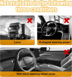 AutoBizarre Multipurpose Car Steering Wheel Desk For Eating and Working with Cup Stand Slot and Pen Slot for All Cars & Vans