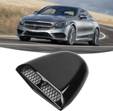 AutoBizarre Bonnet Hood Scoop Vent Black Decorative Dummy Air Intake Grill Duct Universal for All Cars
