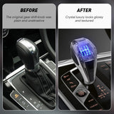 AutoBizarre Cystal LED Gear Knob with 7 Color Touch Activated Multi-Color LED Shift Knob Universal for All Cars