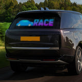 AutoBizarre 35x8 Inches Flexible Waterproof DIY Customizable LED Matrix Panel Display Screen Sign Board with Mobile Application and Remote Control for Cars, Home, Office, Shops etc