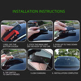 AutoBizarre Car Anti-Collision Anti-Tailgating 2 Pcs Car Exterior Roof Laser Warning Light Green Laser Vehicle Remote Pilot Light Universal for All Cars, Bikes, Vans, Trucks, SUVs, etc.