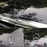 AutoBizarre Mercedes Benz Hood Ornament Bonnet Emblem Zinc Alloy Star Logo Badge