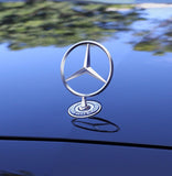 AutoBizarre Mercedes Benz Hood Ornament Bonnet Emblem Zinc Alloy Star Logo Badge