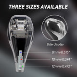 AutoBizarre Cystal LED Gear Knob with 7 Color Touch Activated Multi-Color LED Shift Knob Universal for All Cars