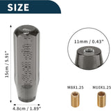 AutoBizarre 15cm Car Gear Stick Crystal Transparent Bubble Gear Knob Gear Shifter Handle Knob with Different Size Adaptors for All Manual Transmission Cars