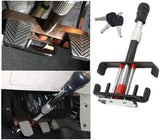 AutoBizarre Anti-Theft Heavy Duty Car Brake Clutch Pedal Lock Security System for All Cars, Vans, Trucks, etc.