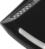 AutoBizarre Bonnet Hood Scoop Vent Black Decorative Dummy Air Intake Grill Duct Universal for All Cars