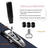 AutoBizarre Aluminium Gear Shift knob Racing Car Gear Lever Shifter with Adaptors for All Manual Cars