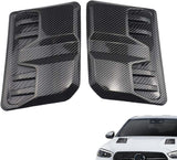 AutoBizarre Car Styling Decorative Air Flow Intake Bonnet Hood Scoop Fender Vents Side Vents Set of 2 Pcs - Universal for All Cars