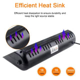 AutoBizarre 12V Car Dash Emergency Warning Strobe Red Blue Flasher Windshield Sucker 24 LED light With Multiple Flashing Modes With Remote Control For All Cars, Emergency Vehicles, etc.