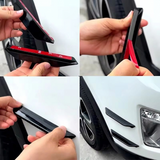 AutoBizarre 8 Pcs Car Front & Rear Bumper Lip Splitter Diffuser Car Exterior Decoration Bumper Knife