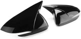AutoBizarre Batman style ABS Set of 2Pcs Car ORVM Rear View Side Mirror Cover Shell With Light Cut/Slot for Car Styling & Decoration Compatible with Hyundai Accent 2018-2025